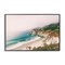 Stupell Industries California Bay Coastline Black Framed Giclee Art, design by Sisi and Seb